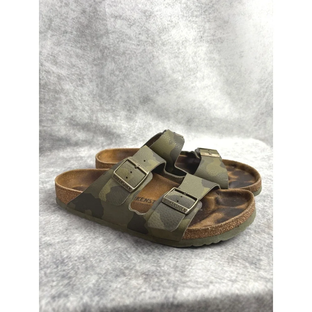 Birkenstock Arizona Slide 2 Strap Sandal in Camouflage EU 42 Men's 9 Wm's 11